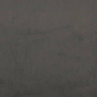 Materasso a Molle Grigio Scuro 180x200x20 cm in Velluto 347849