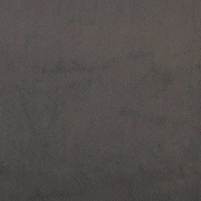 Materasso a Molle Grigio Scuro 180x200x20 cm in Velluto 347849