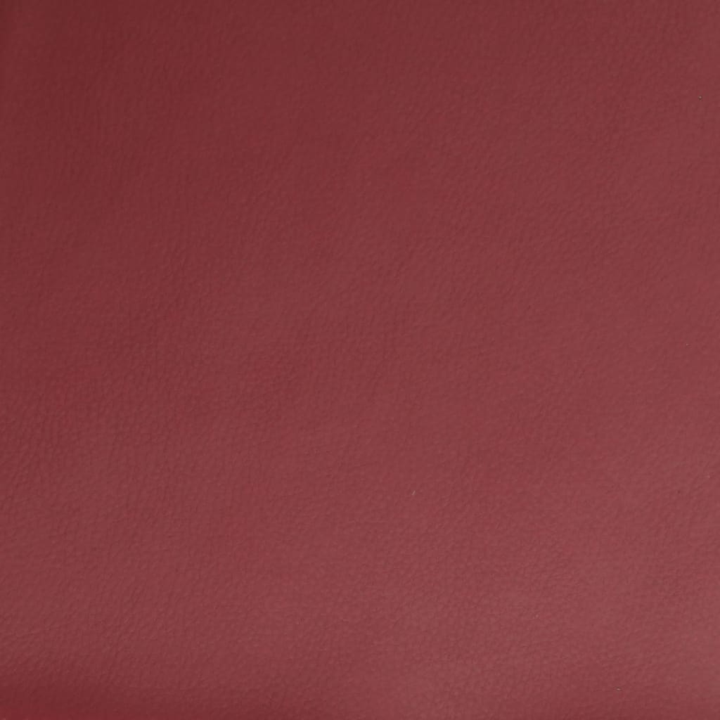 Poltrona Massaggiante Rosso Vino in Similpelle 348465