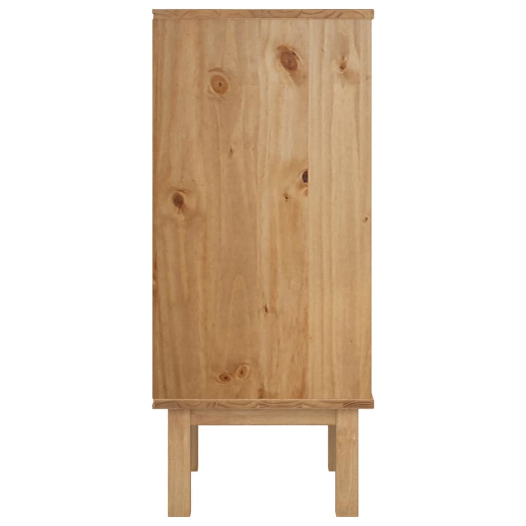 Cassettiera 46x39,5x90 cm in Legno Massello di Pino cod mxl 78235