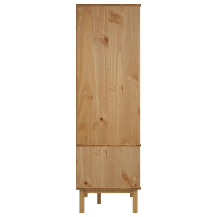 Armadio OTTA 76,5x53x172 cm in Legno Massello di Pino 348588