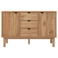 Credenza OTTA 113,5x43x73 cm in Legno Massello di Pino 348591