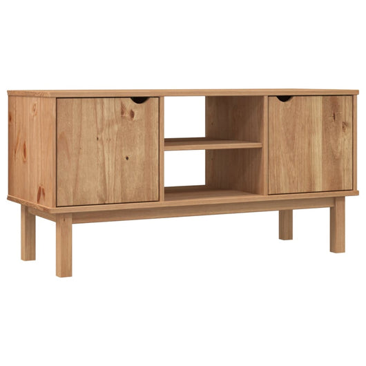 Mobile Porta TV 113,5x43x57 cm in Legno Massello di Pino cod mxl 11675