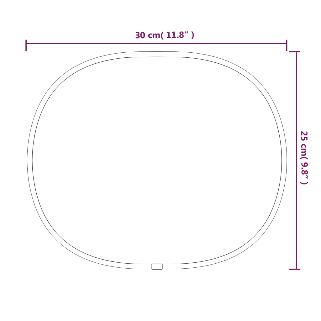 Specchio da Parete Argento 30x25 cm cod mxl 67569