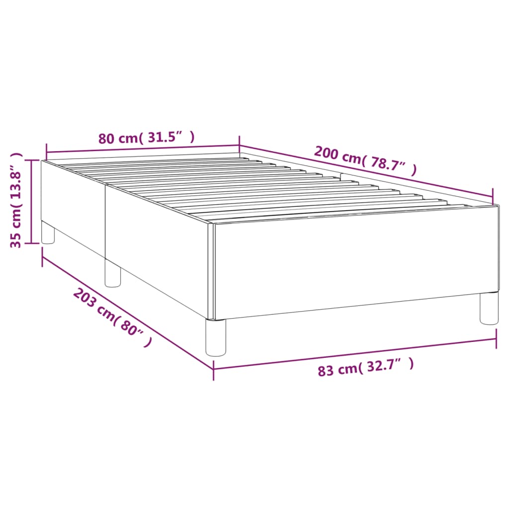 Giroletto Nero 80x200 cm in Tessuto 347020