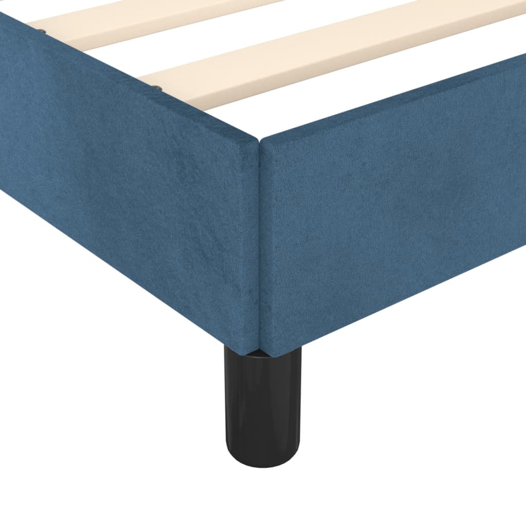 Giroletto Blu Scuro 90x190 cm in Velluto 347298