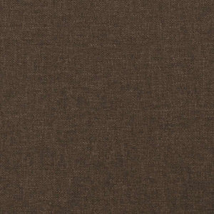 Giroletto senza Materasso Marrone Scuro 80x200 cm Tessuto 347370