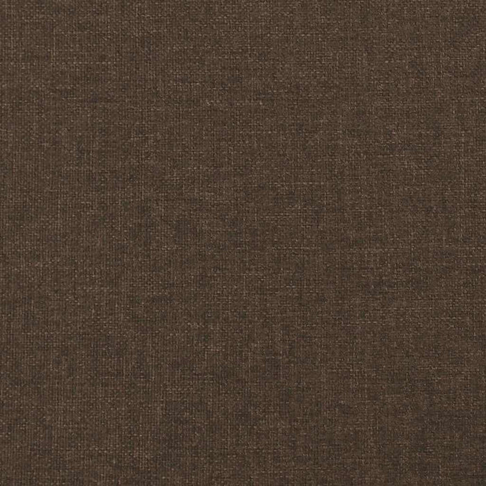 Giroletto senza Materasso Marrone Scuro 80x200 cm Tessuto 347370