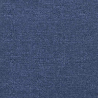 Giroletto con Testiera Blu 80x200 cm in Tessuto 347373