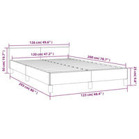 Giroletto con Testiera Grigio Chiaro 120x200 cm in Tessuto cod mxl 64485