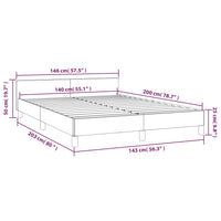 Giroletto con Testiera Grigio Chiaro 140x200 cm in Tessuto cod mxl 64722