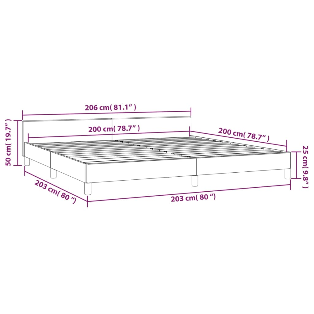 Giroletto con Testiera Blu 180x200 cm in Tessuto cod mxl 61723