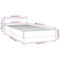 Giroletto con Testiera Crema 80x200 cm in Similpelle cod mxl 57490