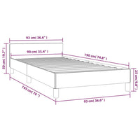 Giroletto con Testiera Cappuccino 90x190 cm in Similpelle 347476