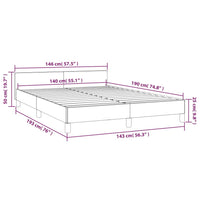 Giroletto con Testiera Cappuccino 140x190 cm in Similpelle 347500