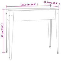 Fioriera da Giardino 100,5x40,5x90 cm Acciaio Zincato 152262