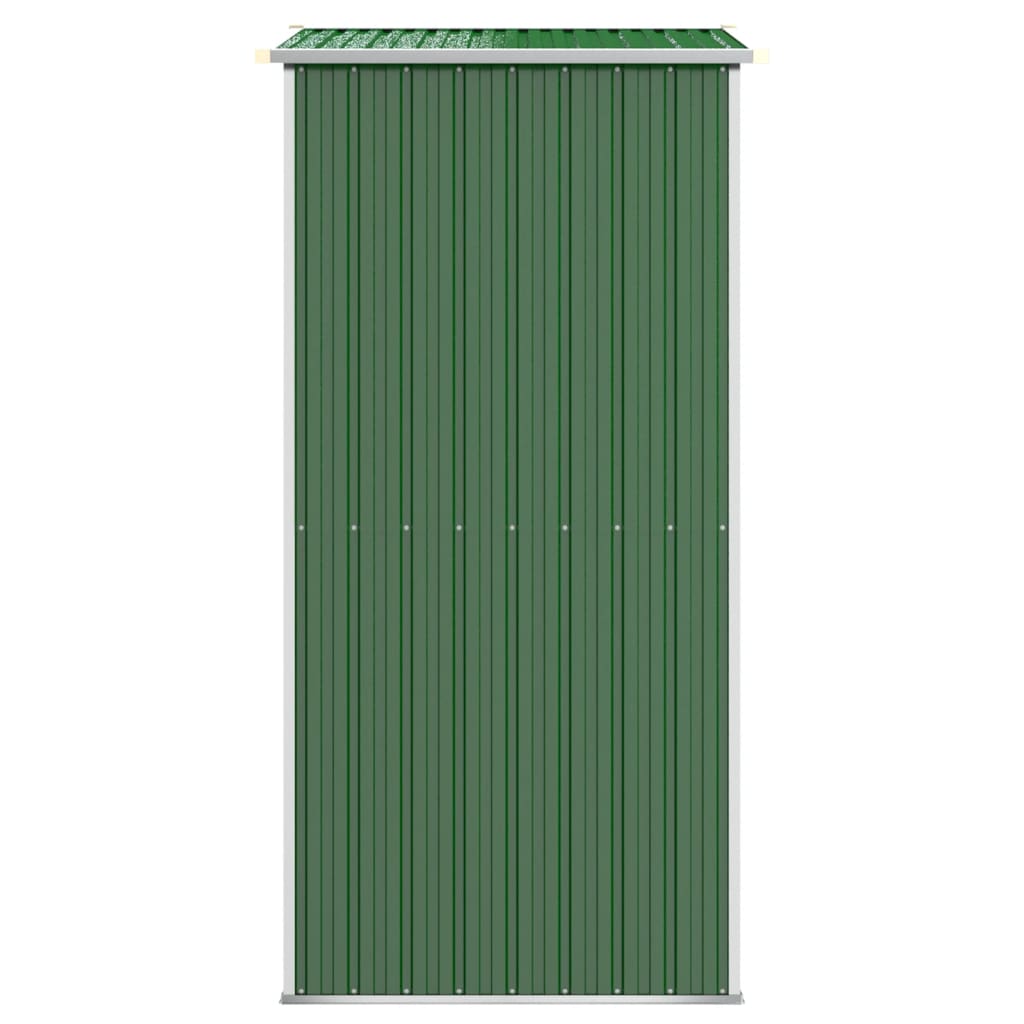 Capanno da Giardino Verde 192x108x223 cm in Acciaio Zincato 319267