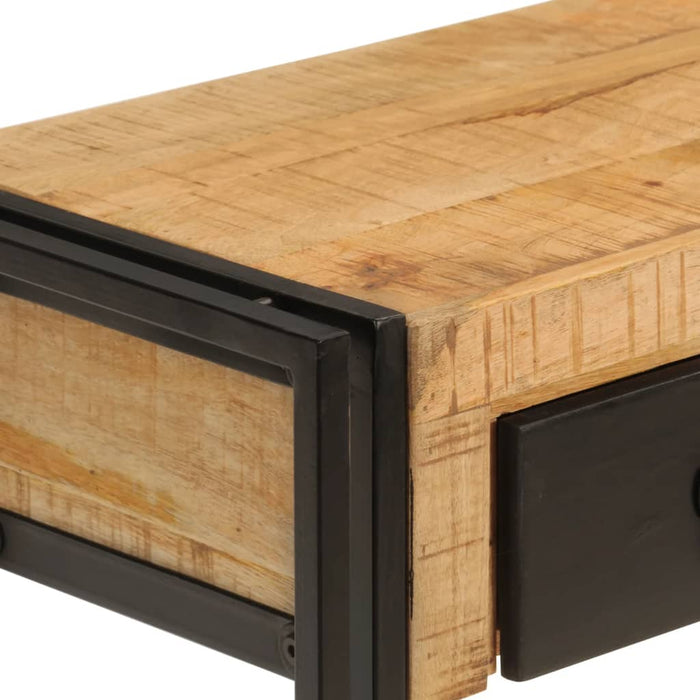 Tavolo Consolle 110x30x76 cm in Legno Massello di Mango cod mxl 11659