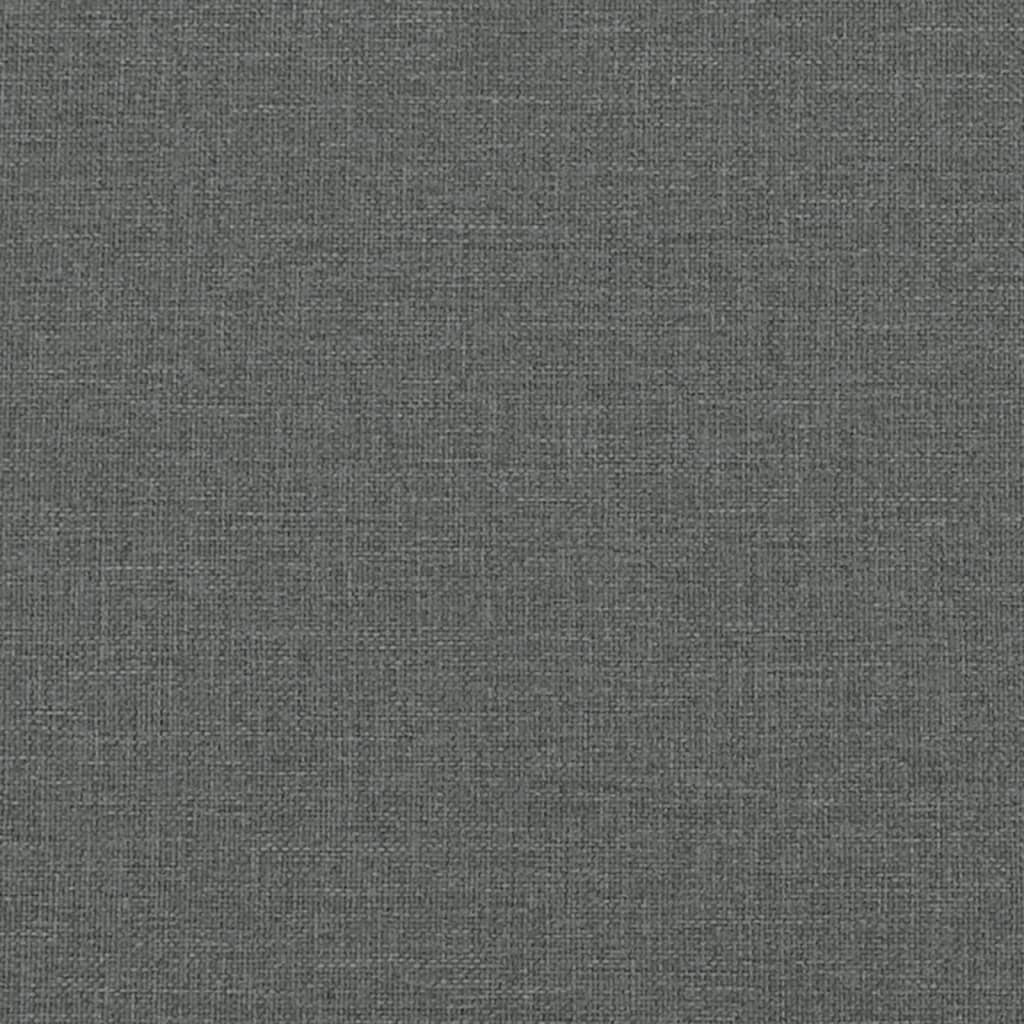 Poggiapiedi Grigio Scuro 60x50x41 cm in Tessuto 349264