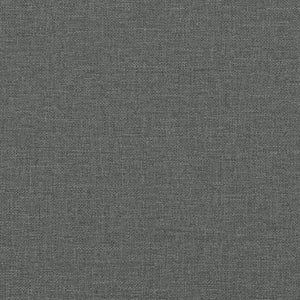 Poggiapiedi Grigio Scuro 60x50x41 cm in Tessuto 349264