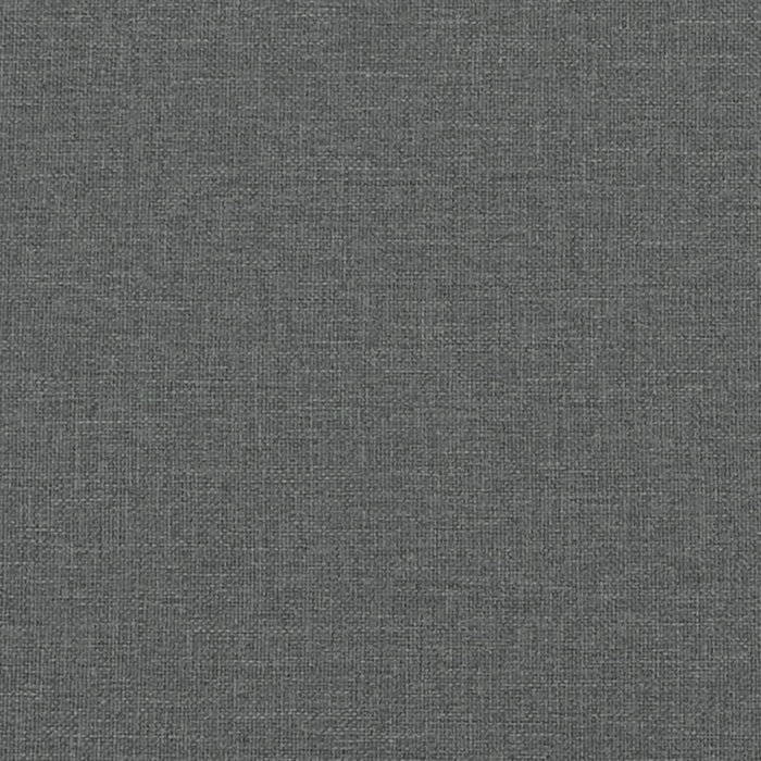 Poggiapiedi Grigio Scuro 70x55x41 cm in Tessuto 349272