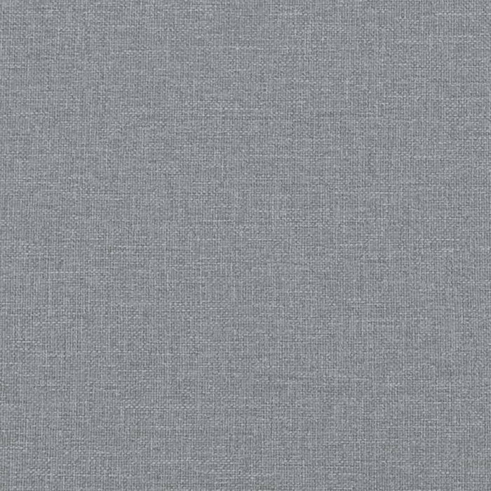 Poggiapiedi Grigio Chiaro 70x55x41 cm in Tessuto 349303