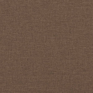 Poggiapiedi Marrone 70x55x41 cm in Tessuto 349306