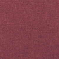 Poggiapiedi Rosso Vino 70x55x41 cm in Tessuto 349309