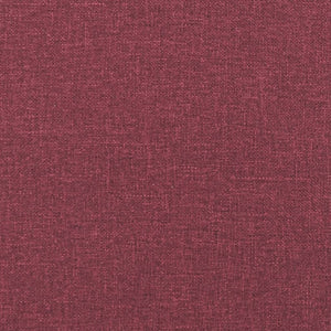 Poggiapiedi Rosso Vino 70x55x41 cm in Tessuto 349309