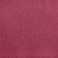 Poggiapiedi Rosso Vino 70x55x41 cm in Velluto 349321