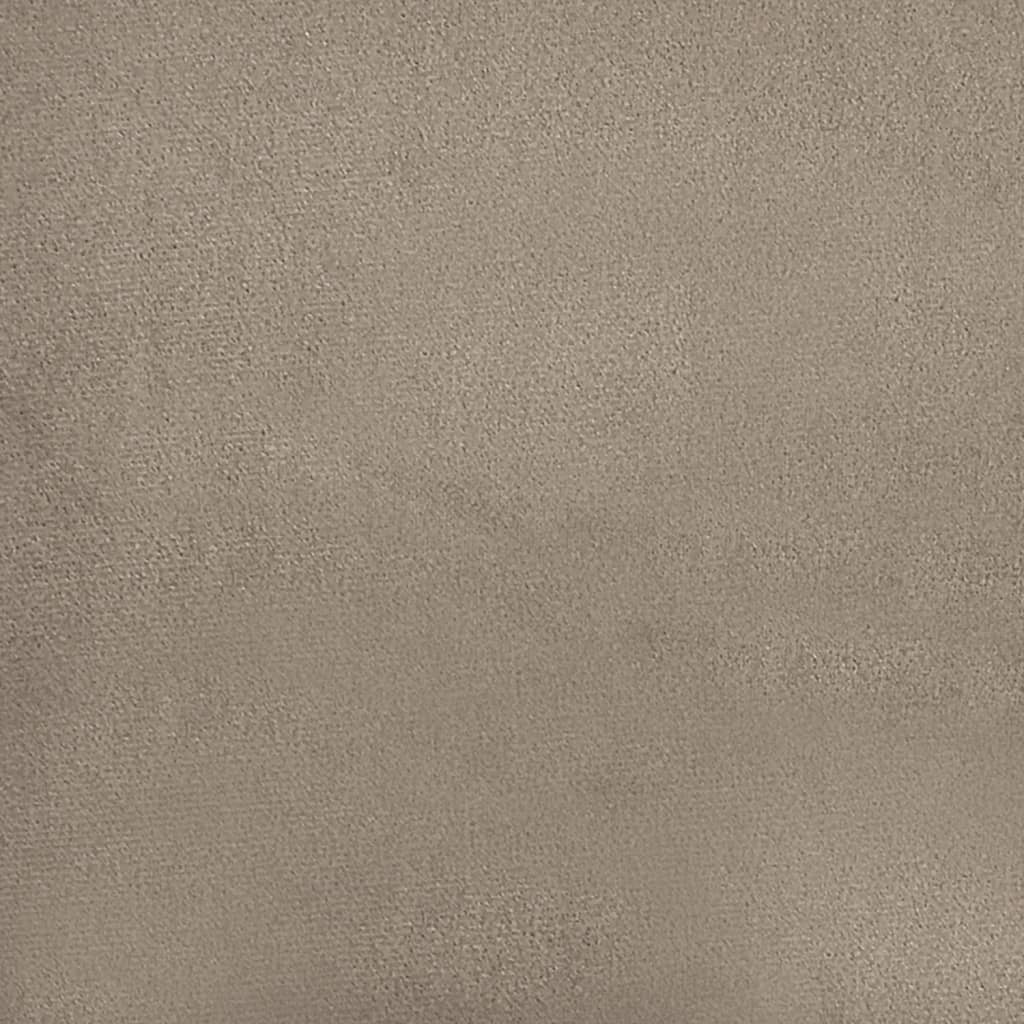 Poggiapiedi Tortora 60x50x41 cm in Tessuto Microfibra 349341