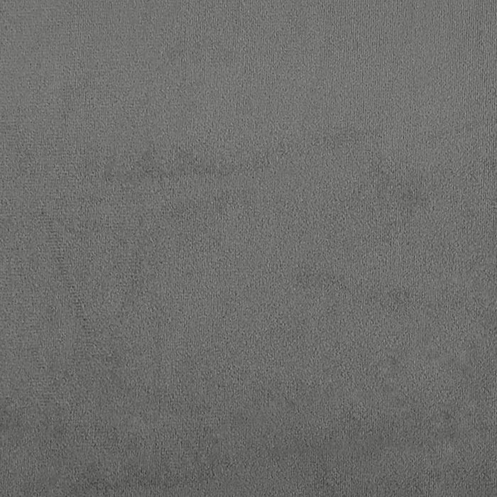 Poggiapiedi Grigio Scuro 70x55x41 cm in Tessuto Microfibra 349363