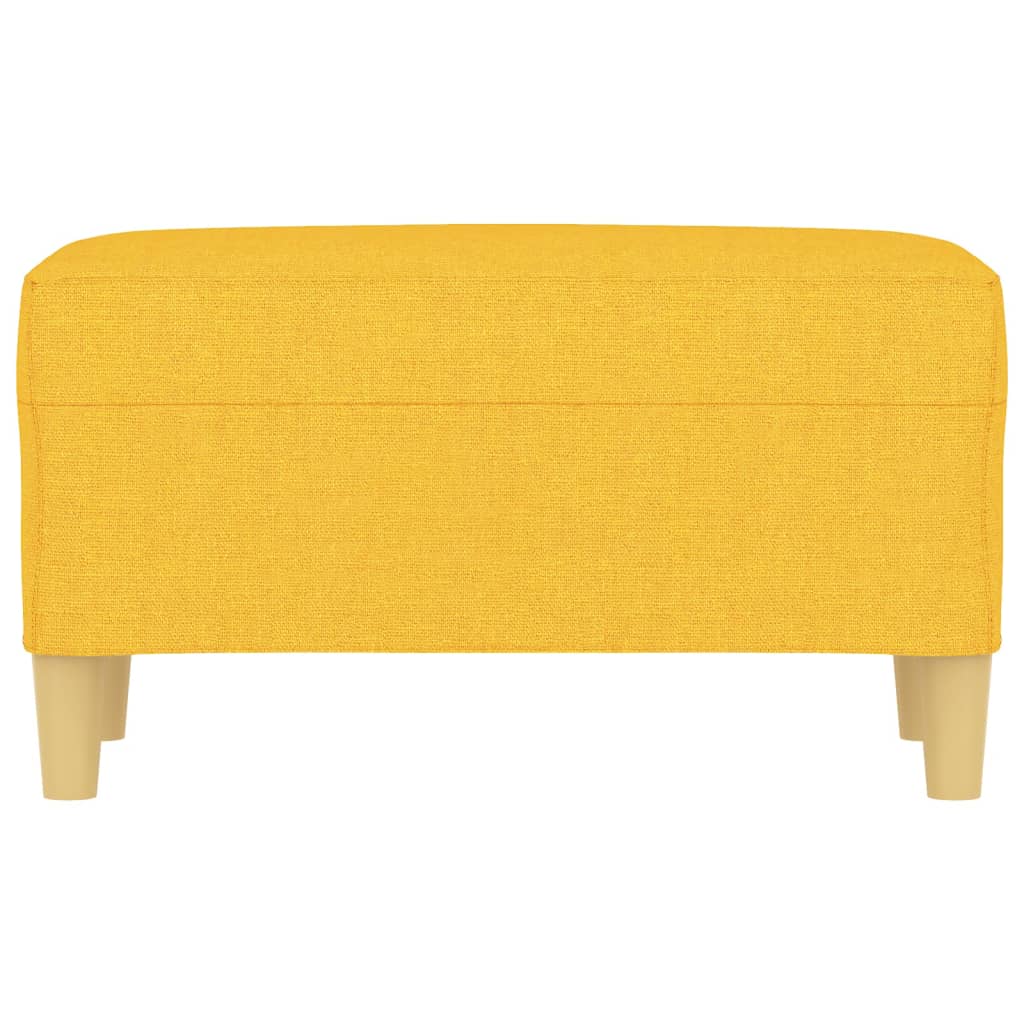 Panca Giallo Chiaro 70x35x41 cm in Tessuto cod mxl 60315