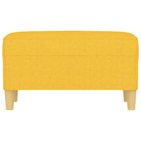 Panca Giallo Chiaro 70x35x41 cm in Tessuto cod mxl 60315