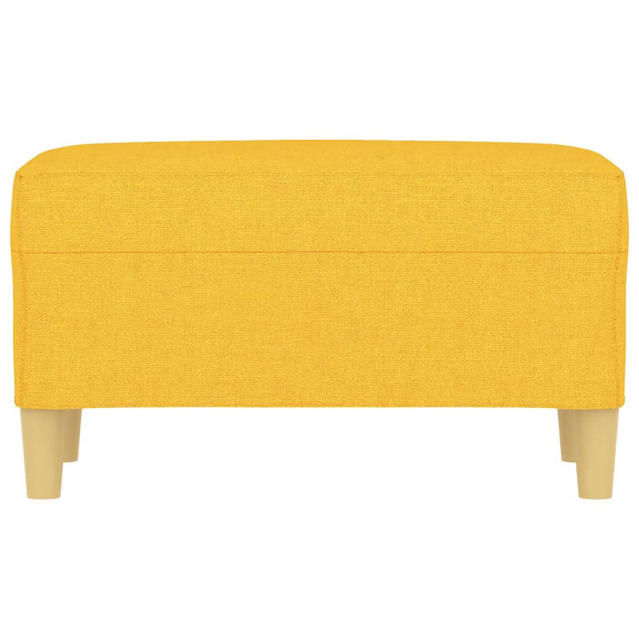 Panca Giallo Chiaro 70x35x41 cm in Tessuto 349372