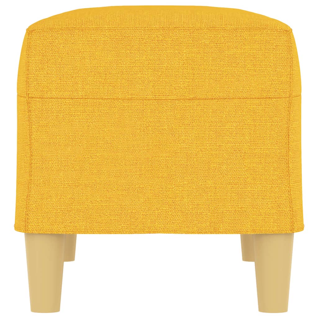 Panca Giallo Chiaro 70x35x41 cm in Tessuto cod mxl 60315