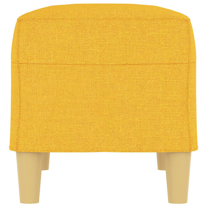 Panca Giallo Chiaro 70x35x41 cm in Tessuto 349372