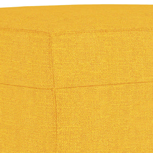 Panca Giallo Chiaro 70x35x41 cm in Tessuto 349372