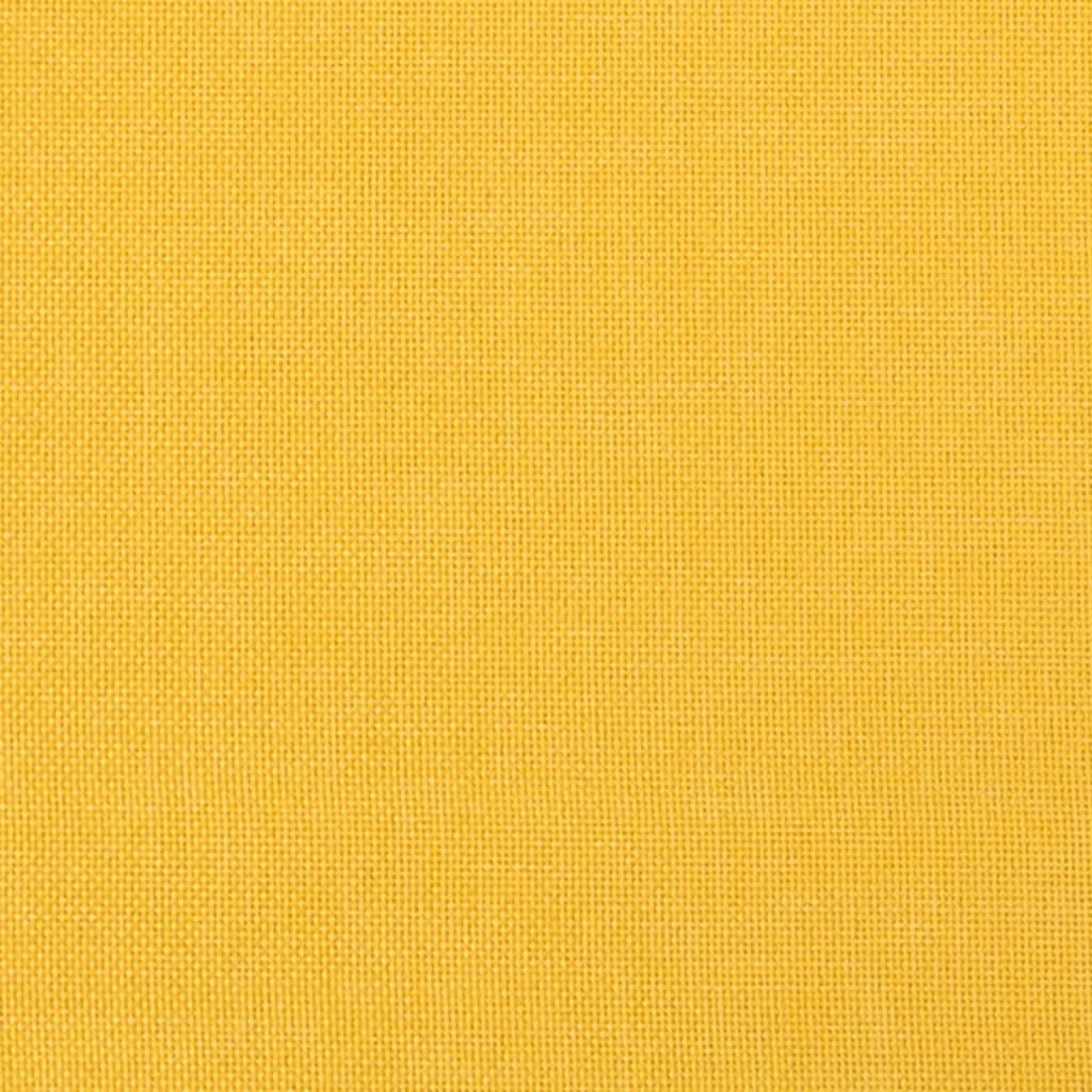 Panca Giallo Chiaro 70x35x41 cm in Tessuto cod mxl 60315