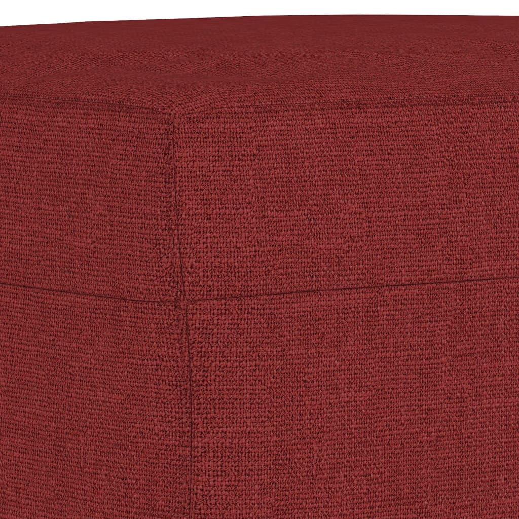 Panca Rosso Vino 70x35x41 cm in Tessuto cod mxl 63908