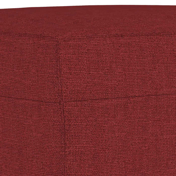 Panca Rosso Vino 70x35x41 cm in Tessuto cod mxl 63908