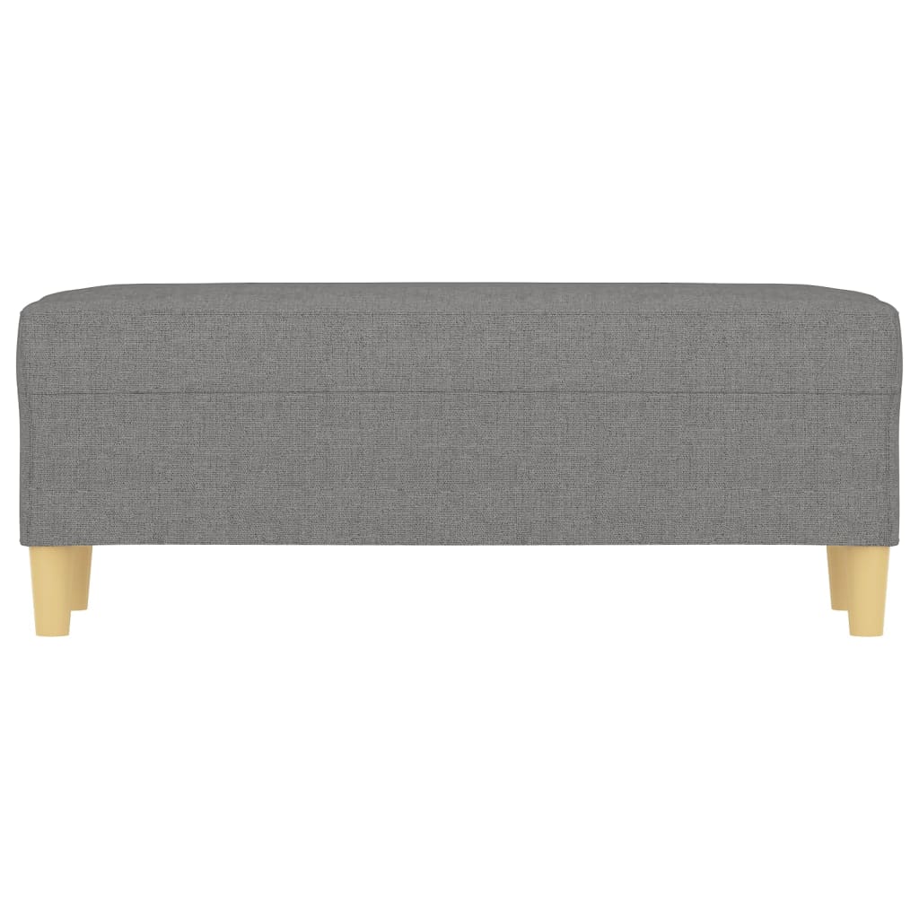 Panca Grigio Scuro 100x35x41 cm in Tessuto cod mxl 77810