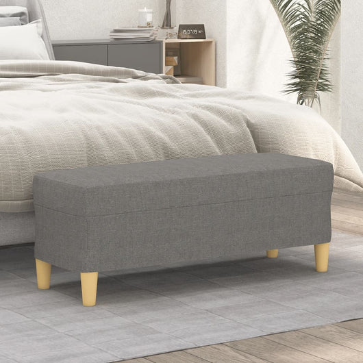 Panca Grigio Scuro 100x35x41 cm in Tessuto cod mxl 77810