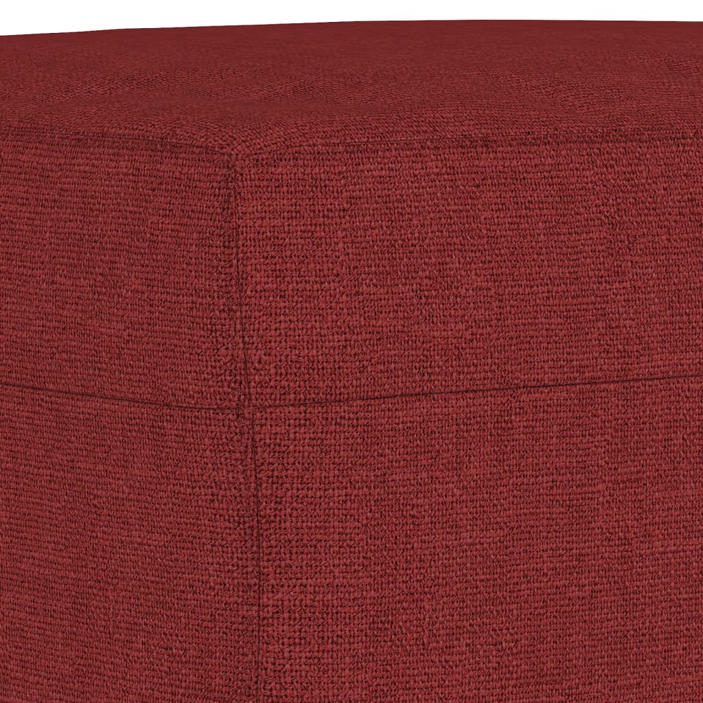 Panca Rosso Vino 100x35x41 cm in Tessuto cod mxl 69629