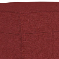 Panca Rosso Vino 100x35x41 cm in Tessuto cod mxl 69629