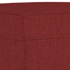 Panca Rosso Vino 100x35x41 cm in Tessuto cod mxl 69629