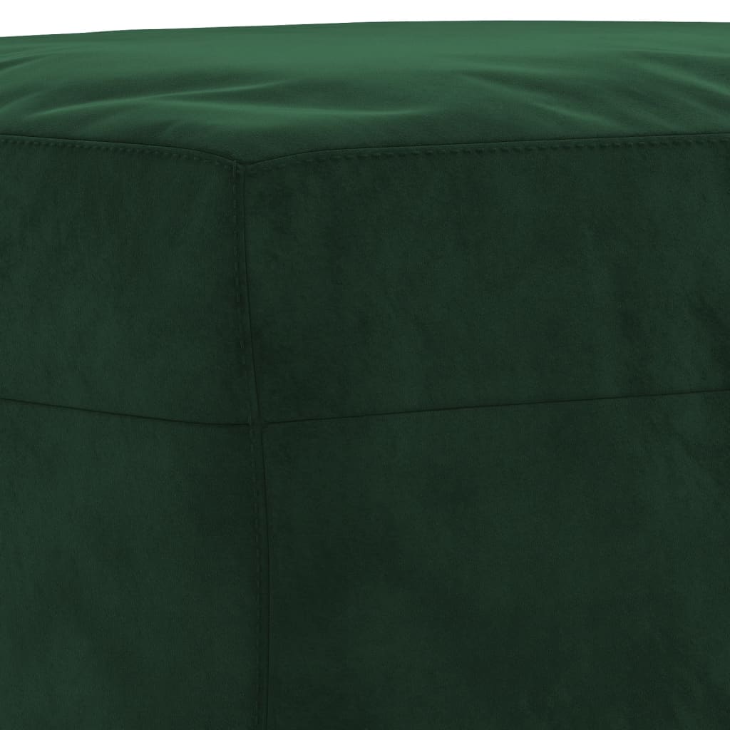 Panca Verde Scuro 70x35x41 cm in Velluto 349399