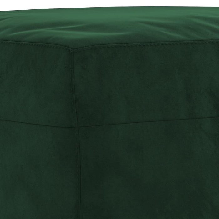 Panca Verde Scuro 70x35x41 cm in Velluto 349399