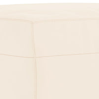 Panca crema 70x35x41 cm in Velluto 349405