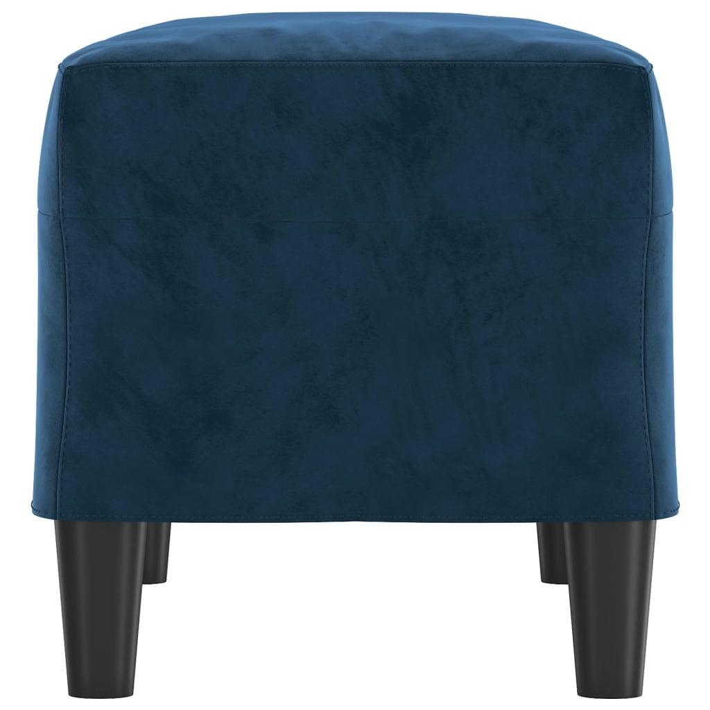 Panca Blu 70x35x41 cm in Velluto 349406